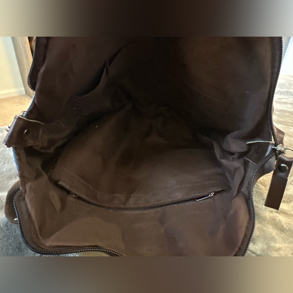 Multicolor Canvas Shoulder Bag - Picture 5 of 6